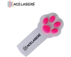 ACE Lasers® - Laserlampje voor huisdieren WIT met rode stip | Geschikt voor Katten en Honden