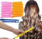 Heatless Curls - Krulspelden - 18 stuks - 45 cm - Heatless Curling Ribbon - Haarrollers - Hair Curler - Volledige Set - Heatless Haarkruller