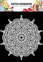 Sjabloon - Hobbysjabloon - Mask Art Sjabloon - Mandala 3 - 15x15cm - Dutch Doobadoo