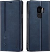 Voor Samsung Galaxy S9 Forwenw F2 Serie Magnetische Horizontale Flip Lederen Case met Houder & Kaartsleuven & Portemonnee (Blauw)