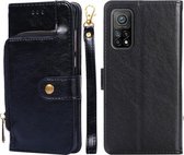 Ritstas PU + TPU Horizontale Flip Leren Case met Houder & Kaartsleuf & Portemonnee & Lanyard Voor Xiaomi Redmi K30S (Zwart)