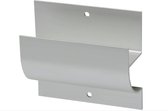 DURALINE ophanghaak voor (keuken)trap | grijs aluminium | 125 mm breed