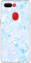 Smartphonebooster Telefoonhoesje - Back Cover - Geschikt Voor Oppo R15 Pro - Blue En Blue