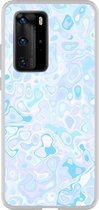 Smartphonebooster Telefoonhoesje - Back Cover - Geschikt Voor Huawei P40 Pro - Blue En Blue