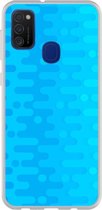 Smartphonebooster Telefoonhoesje - Back Cover - Geschikt Voor Samsung Galaxy M21 - Blue En Blue