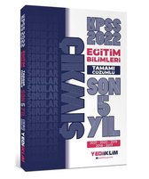 2022 KPSS Eğitim Bilimleri Tamamı Çözümlü Son 5 Yıl