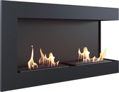 Ladanas - Bio-ethanol haard - INBOUWHAARD - sfeerhaard - hoek rechts (90x48cm) - TÜV Gecertificeerd - L-R-90
