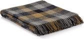 MOST wollen plaid Mosterd Check - 100% wol - multi colour geblokt