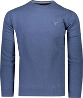 Gant Trui Blauw Normaal - Maat L - Heren - Herfst/Winter Collectie - Wol