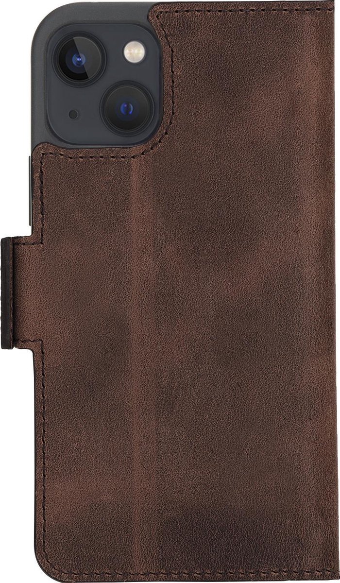 Bouletta Ltd Flexible Leather Back Cover with Card Holder for iPhone 13 Series iPhone 13 Pro Max / Antic Tan / Leather