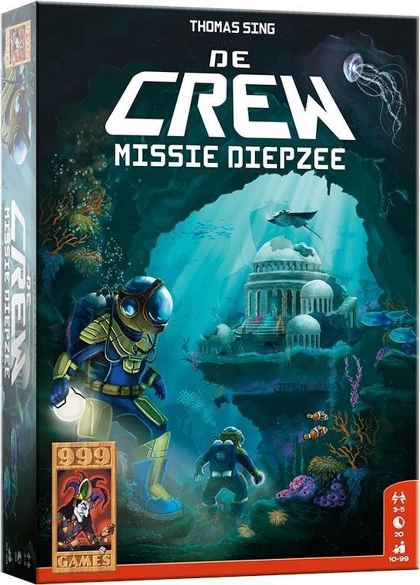 999 Games - De Crew Missie Diepzee - Kaartspel - Werk samen en win - 30 verschillende missies - Gezelschapsspel - Klein cadeautje — afbeelding 13