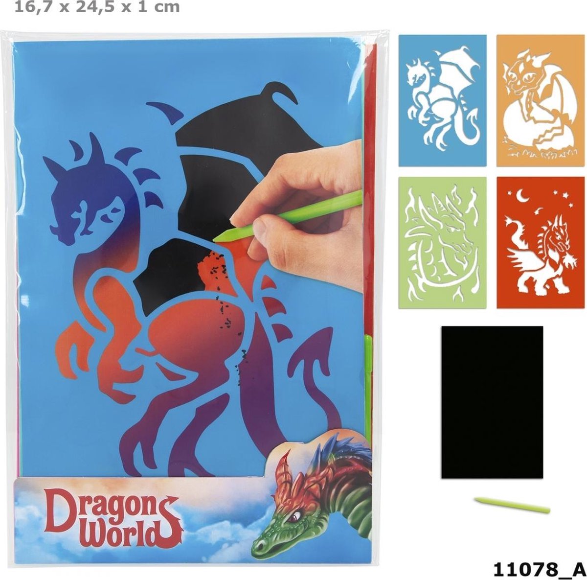 Depesche - Dino World Magic Scratch kaarten - DRAGON