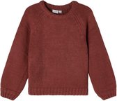 Name-it Meisjes Effen Knit Trui Voreta Spiced Apple