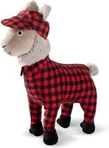 Fringe Feeling Festive Pajama LLama 289611 Speelgoed voor dieren - honden speelgoed – honden knuffel – honden speeltje – honden speelgoed knuffel - hondenspeelgoed piep - hondenspeelgoed bijt