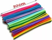 Multicolor Chenilledraad- Pijpenragers - knutselen- Buigzaam Ijzerdraad - Chenille garen - 30 cm - 100 stuks