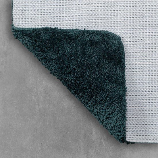 Sealskin Angora - Tapis de bain 60x60 cm - Polyester - Vert foncé