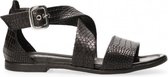 Van Dalen  - Palermo sandaal leer - Black - 41