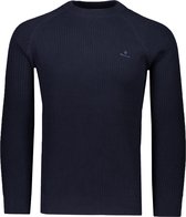 Gant Trui Blauw  - Maat XXL - Heren - Herfst/Winter Collectie - Katoen