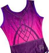 Sparkle&Dream Turnpakje Gympakje Isa - AXXL | maat L - Voor Turnen en Gymnastiek