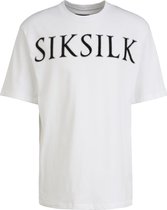 Siksilk shirt Zwart-S