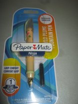 PaperMate Ninja Vulpen Gripcomfort zacht-roze / sterretjes / mint Grip incl inktpatroon