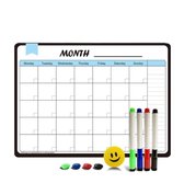 Maandplanner - Koelkastmagneet - Bulletin White Board - Hoogte 30 CM - Flexibel - Dagelijkse Notities - Ideaal Voor Drukke Huishoudens - Planning Van Familie Schema