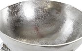 - centerpiece aluminium 29x29x28 silver - zilver