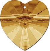 Swarovski hanger hart - 6202 golden shadow 14.4x14mm - swarovski pendant heart - swarovski kralen - callance