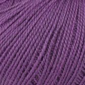 Lanita - Ecologische wol - 100% merino breiwol - 50 gram - voor breinaald 4 tot 4,5mm - 108 purple