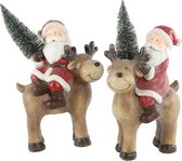 Non-branded Kerstfiguren Donny Led 30 X 41 Cm Polysteen 2 Stuks