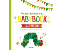 Omslag van Rupsje Nooitgenoeg Babyboek