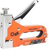 ValueMax Nietmachine l Multifunctioneel l 3-in-1 l Hobby/Kantoor l Premium Kwaliteit l Voor Ieder Materiaal l Oranje