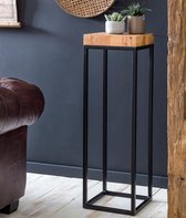 Pippa Design Bijzettafel - plantentafel - hoog model - hout/metaal