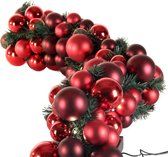 Xmasdeco - Luxe Guirlande Warm Bordeaux 200cm