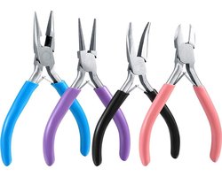 MMOBIEL 4x Sieraden Tangen Set voor Sieraden Maken / Repareren / DIY Tools