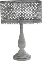 Kandelaars - chandelier metal 39x28x55 aged grey - metaal