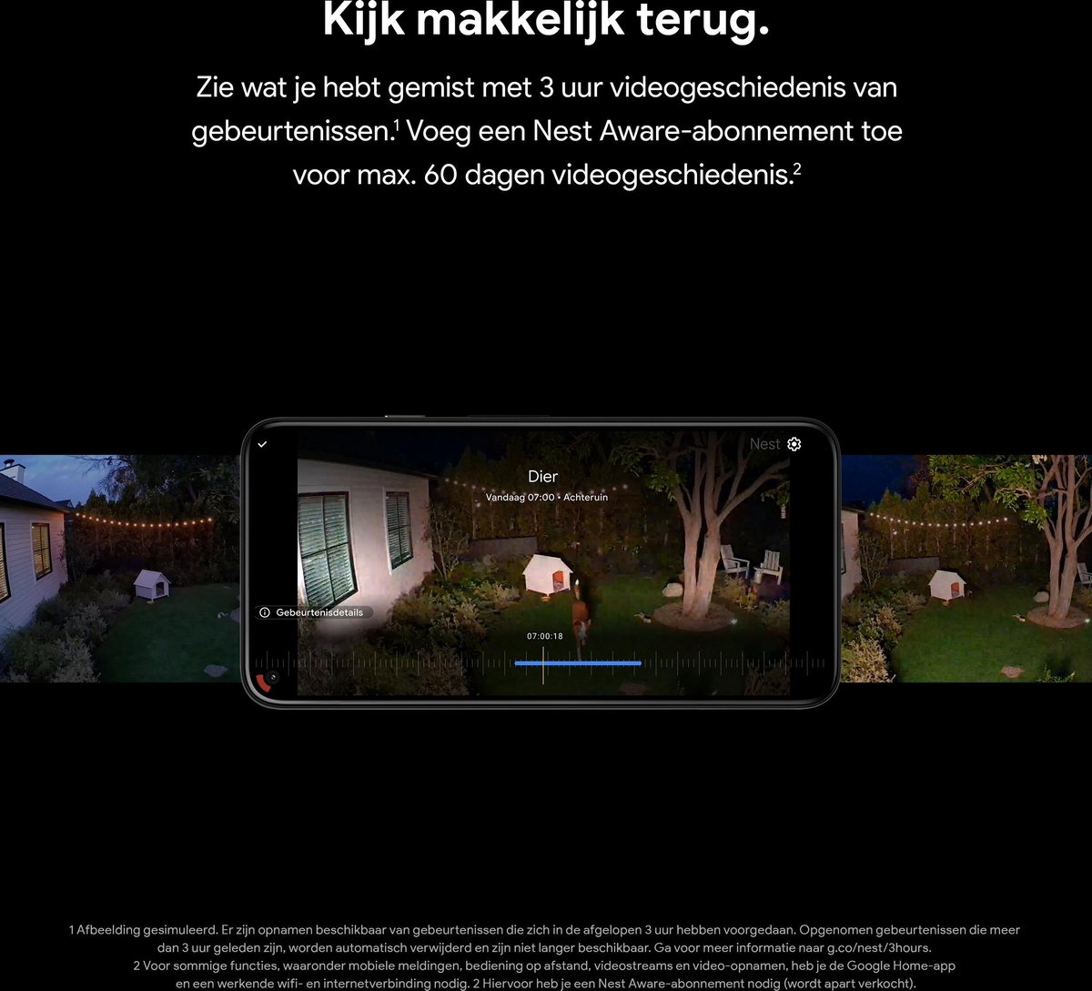 Afbeelding 3 van Google Nest Cam met spotlight - Buiten - Draadloos