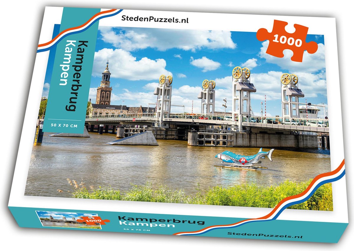 StedenPuzzels - Kamperbrug Kampen- 1000 Stukjes