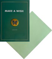 Geluksmuntje Vlinder “Make a Wish” met Wenskaart en Envelop | Lucky Coin | Verjaardagskaart Meisjes | Mooie Wenskaart voor Vrouwen | Geschenk Idee Vlinders | Lucky Coin Butterfly
