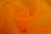 Organza stof - Oranje - 150cm breed - 15 meter