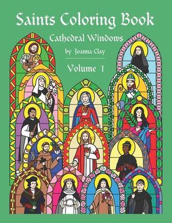Cathedral Windows- Saints Coloring Book