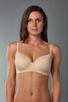 Isabella Dames Lingerie Voorgevormde met beugel plunge comfort BH (11-261) - WINTERSALE - Maat 85B - ZWART