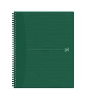 Oxford  Origin duurzaam notitieboek A4+ geruit 5mm 70 vel 90g groen