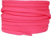 Veters voor sneakers - plat - neon roze - 120cm