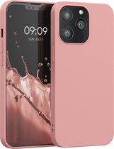 kwmobile telefoonhoesje voor Apple iPhone 13 Pro - Hoesje voor smartphone - Back cover in winter roze