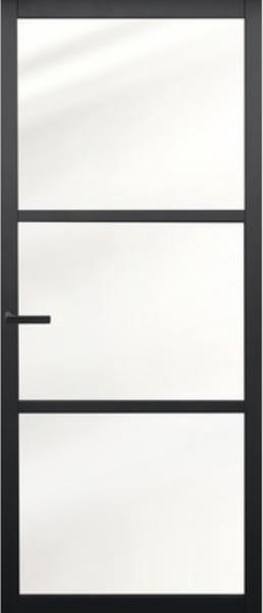 Geven Certificaat Calamiteit Aanbieding! Binnendeur industrieel zwart 83 x 201,5 cm | bol.com