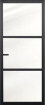 Aanbieding! Binnendeur industrieel zwart 83 x 201,5 cm