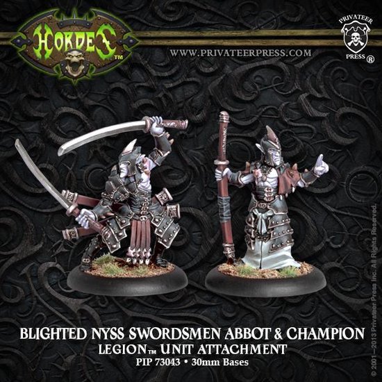 Afbeelding van het spel Everblight Blighted Swordsmen Abbott and Champion