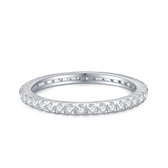 Di Lusso - Ring Moulins - Zirkonia's - Zilver 925 - Dames - 17.00 mm