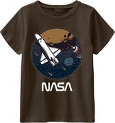 Name it t-shirt jongens - groen - NKMnasa - maat 110/116